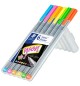 Marcador Fino Staedtler Triplus 334 0,3mm 6 Cores Neon 6un