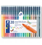 Marcador Feltro 020un Staedtler Triplus 323 Estojo Box