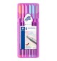 Marcador Fino Staedtler Triplus 334 0,3mm 6 Cores Pastel 6un