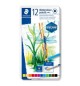 Lápis Cor Aguarelável 12un Cx Metal STAEDTLER 14610C M12
