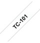 Fita Laminada 12mmx7,7mts Transparente/Preto