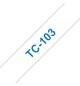 Fita Laminada 12mmx7,7mts Transparente/Azul