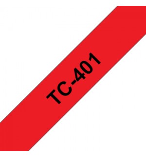 Fita Laminada 12mmx7,7mts Vermelho/Preto