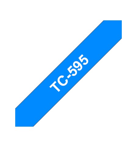 Fita Laminada 09mmx7,7mts Azul/Branco