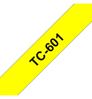 Fita Laminada 12mmx7,7mts Amarelo/Preto