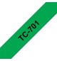 Fita Laminada 12mmx7,7mts Verde/Preto