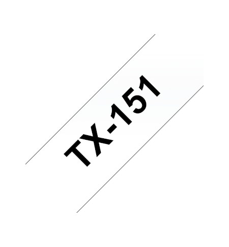 Fita Laminada 24mmx15mts Transparente/Preto