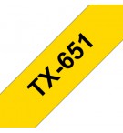 Fita Laminada 24mmx15mts Amarelo/Preto