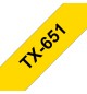 Fita Laminada 24mmx15mts Amarelo/Preto