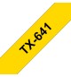 Fita Laminada 18mmx15mts Amarelo/Preto