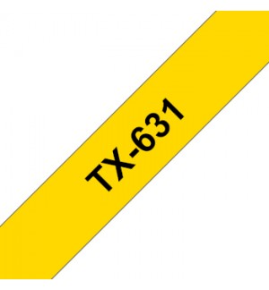 Fita Gravação 12mmx15mts Amarelo/Preto
