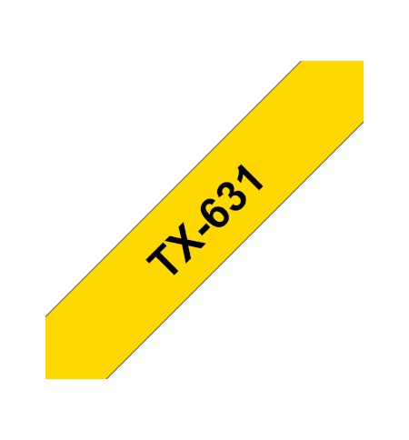 Fita Gravação 12mmx15mts Amarelo/Preto