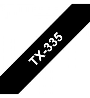 Fita Laminada 12mmx15mts Preto/Branco