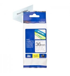 Fita Laminada 36mmx8mts Transparente/Preto