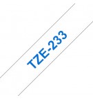 Fita Laminada 12mmx8mts Branco/Azul