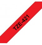 Fita Laminada 09mmx8mts Vermelho/Preto