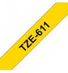 Fita Laminada 06mmx8mts Amarelo/Preto