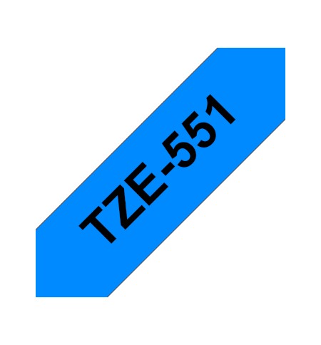 Fita Laminada 24mmx8mts Azul/Preto