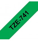 Fita Laminada 18mmx8mts Verde/Preto