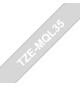 Fita Laminada 12mmx5mts Cinza Claro/Branco Mate