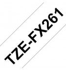 Fita Laminada Flexivel 36mmx8mts Branco/Preto