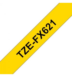 Fita Laminada Flexivel 09mmx8mts Amarelo/Preto