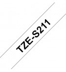Fita Laminada SuperAdesiva 6mmx8mts Branco/Preto
