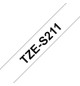 Fita Laminada SuperAdesiva 6mmx8mts Branco/Preto