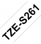 Fita Laminada SuperAdesiva 36mmx8mts Branco/Preto