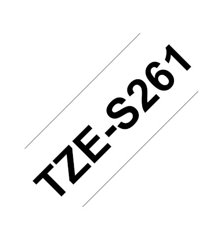 Fita Laminada SuperAdesiva 36mmx8mts Branco/Preto