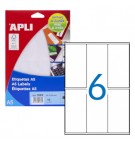 Etiquetas 049x100mm 15Fls A5 Branco Apli 102un