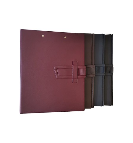 Dossier A4 L40 Tipo Pele 4 Argolas + Mola + Recargas Sortido