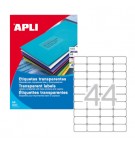 Etiquetas Resistentes 048,5x025,4mm 20Fls Transp. Apli 880un