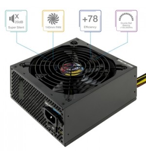 Fonte Alimentação TOOQ ATX 600W com PFC activo