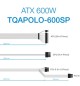 Fonte Alimentação TOOQ ATX 600W com PFC activo