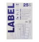 Etiquetas 045,7x021,2mm 25Fls A4 1200un