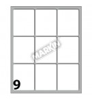 Etiquetas 046x037mm 10Fls A5 Cod 35 Markin 90un