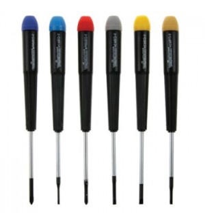 Conjunto 6 Chaves de Precisão Plana/Philips