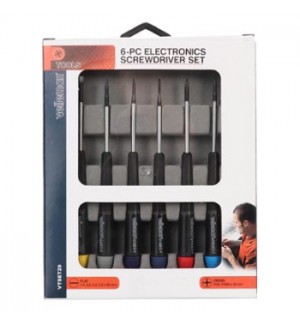 Conjunto 6 Chaves de Precisão Plana/Philips