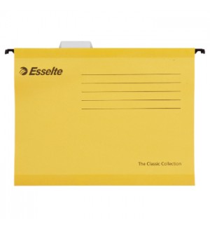 Capa Suspender 345x240mm Din A4 Amarelo 25un