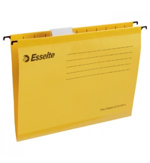 Capa Suspender 345x240mm Din A4 Amarelo 25un