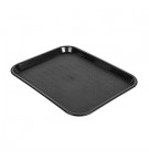 Tabuleiro 27,5x35,5cm Fast Food PP Preto