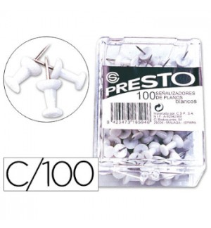 Sinalizadores Presto Branco 100un