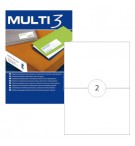 Etiquetas 210x148mm 100Fls A4 Multi3 200un