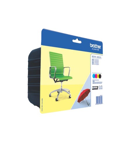 Pack Tinteiros Brother LC229XL / LC225XL 4 Cores LC229XLVALP