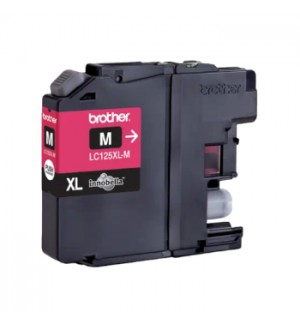 Tinteiro Brother LC125XLM Magenta 13,1ml 1200 Pág.