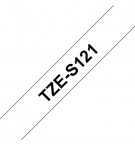 Fita Laminada SuperAdesiva 9mmx8mts Transparente/Preto