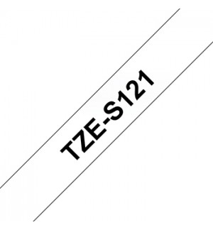 Fita Laminada SuperAdesiva 9mmx8mts Transparente/Preto