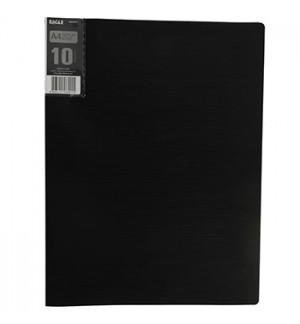 Pasta c/10 Bolsas 20 Paginas Catalogo Eagle Preto, Personala