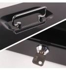 Cofre 262x192x82 com Chave Eagle Preto